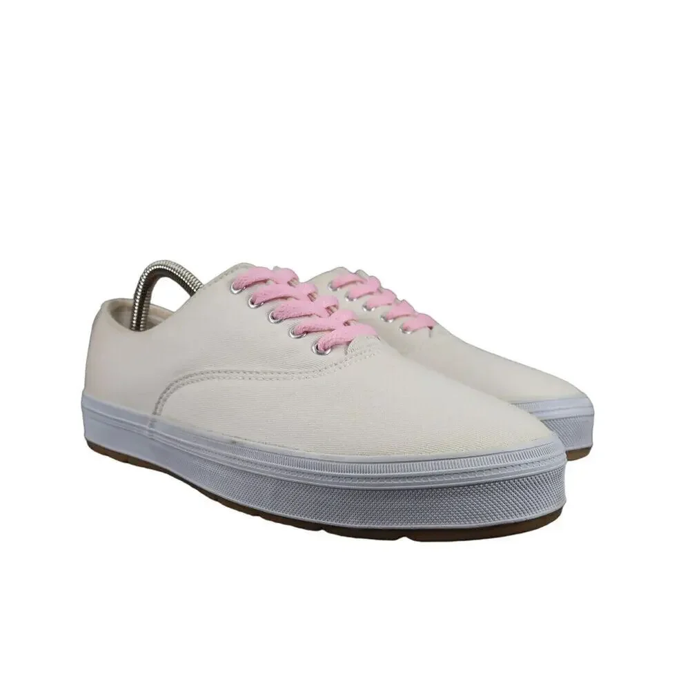 Keds Shoes Womens 9 Sneakers Casual Canvas Trainers Classic White Active Comfort